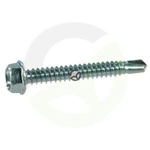 6-robi samorezni vijak s prirobnico - 6.3x32mm - 10mm - inox - DIN 7504 