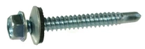 6-robi samorezni vijak s prirobnico - 6.3x38mm - 10mm - DIN 7504 