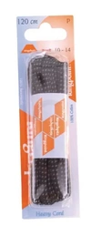 Vezalke okrogle črne/sive 120 cm 72120D9614