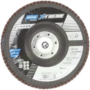 Lamelni brusni kolut Fib X-Treme 125mm P80 - Norton 78072726078