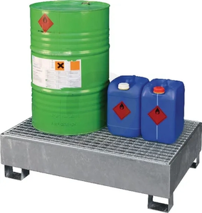 Lovilna posoda jeklo 210L kapaciteta 450kg 1200x810x360mm - Cemo 7687