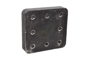 Privarljiva montažna plošča 130x130mm 8x M20 - Bernhofer Gesenkschmiede 80000660