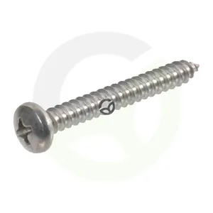 Samorezni vijak z ovalno križno zarezo - 4.8x16mm - PH2 - inox - DIN 7981C 
