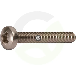 Vijak z ovalno glavo s križno zarezo - M3x6 - inox A2 - DIN7985 