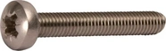 Vijak z ovalno glavo s križno zarezo - M4x20 - inox A4 - DIN7985 