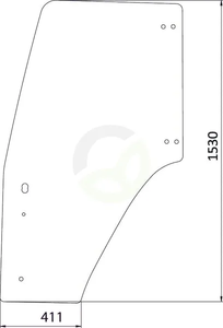 Steklo vrat - Kramp 82036001KR