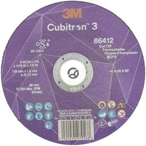 Rezalni disk Cubitron 3 125x1,6mm - 3M 86412