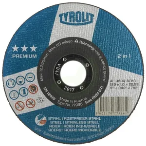 Rezalni disk Premium st-SS 125x2.5 - Tyrolit 872339