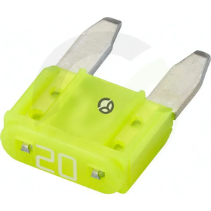 Varovalka Mini - 20A - dolžina 10,9 mm - rumena - paket 50x - Hella 8JS728596161