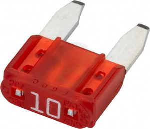 Varovalka Mini - 10A - dolžina 10,9mm - rdeča - paket 50x - Hella 8JS728596141