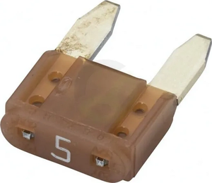 Varovalka Mini - 5A - dolžina 10,9 mm - bež - paket 50x - Hella 8JS728596131