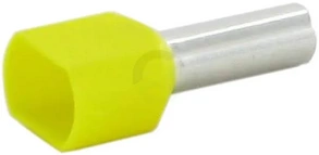 Pokrov konca kabla rumen - 6 mm² (100x) - Klauke 87514