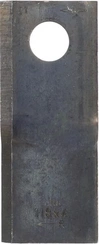 Nož kosilnice desni 118x48x4 mm luknja Ø 19 mm - Fella 133074
