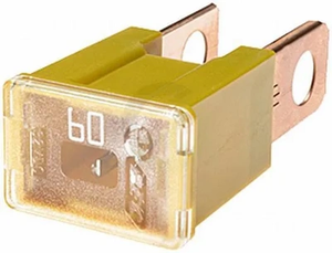 Varovalka Pal 60A - dolžina 15mm - rumena - paket 1x - Hella 8JS740026211