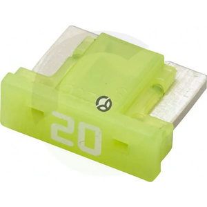 Varovalka Mini nizka - 20A - dolžina 8,4 mm - rumena - paket 5x - Hella 8JS728596332