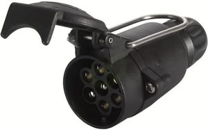 Vtičnica - 12V - 7-polni konektor - vijačni kontakt - Hella 8JB001939001