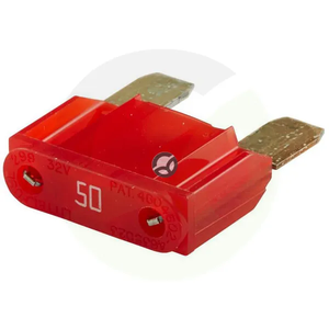 Varovalka Maxi - 50A - dolžina 34,1mm - rdeča - paket 10x - Hella 8JS728595161