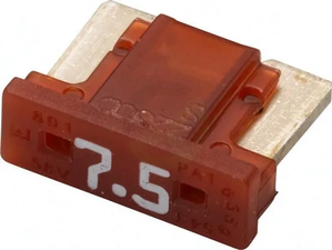 Varovalka Mini nizka - 7,5 A - dolžina 8,4 mm - rjava - paket 5x - Hella 8JS728596302