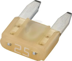 Varovalka Mini - 25A - dolžina 10,9 mm - bela - paket 50x - Hella 8JS728596091