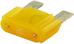 Varovalka Maxi 20A dolžina 34,1mm rumena paket 10x - Hella 8JS728595131