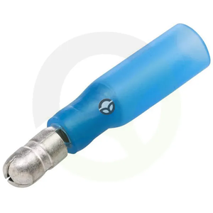 Moški okrogli konektor, modri, 1.5-2.5mm² Ø5mm Serija A, blister (25x) - Hella 8KW744766003