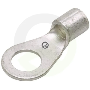 Očesni konektor - srebrn - 2,5-6 mm² Ø6,5 mm serija B - blister (100x) - Hella 8KW744714003