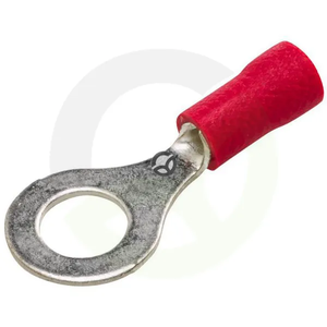 Očesni konektor - Ø6,5 mm serija A - rdeč - 0,5-1 mm² blister (100x) - Hella 8KW744772003