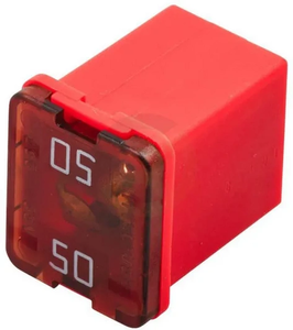 Varovalka Pal 50A - dolžina 12mm - rdeča - Hella 8JS740026771