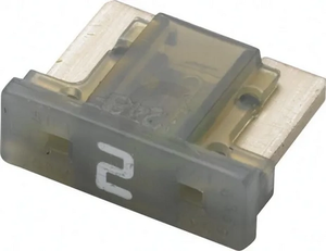 Varovalka Mini 2A dolžina 8,4 mm siva paket 5x - Hella 8JS728596262