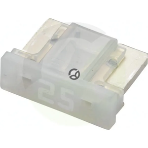 Varovalka Mini nizka - 25A - dolžina 8,4 mm - prozoren - paket 5x - Hella 8JS728596342