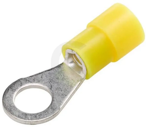 Očesni konektor - Ø6,5 mm serija A - rumen - 4-6 mm² blister (50x) - Hella 8KW178042222