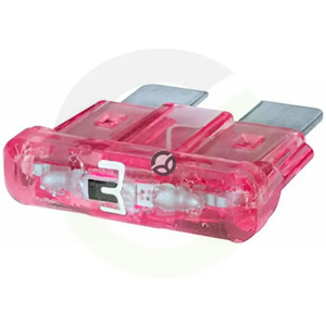 Varovalka - ploščata - 12V 3A - dolžina 18,8 mm - vijolična - paket 10x - Hella 8JS711683062