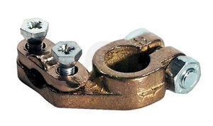 Klema za akumulator - leva, tip D, Ø15.9mm, negativna - Hella 8KX091452032