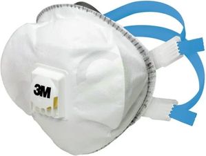 Dihalna maska P2 z ventilom 5 kosov - 3M 8825P005