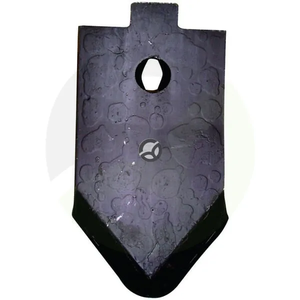 Lemežna špica 240x120x10 mm, raven, 1 luknja - 92281