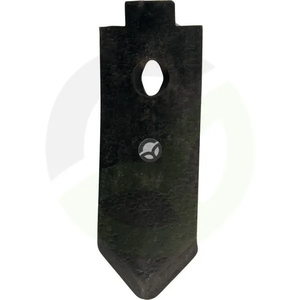 Lemežna špica 240x80x15 mm, ukrivljena, 1 luknja - Kramp 92230N