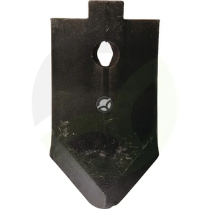 Lemežna špica 370x120x12 mm, ravna, 1 luknja, primerna za Kerner 92238C