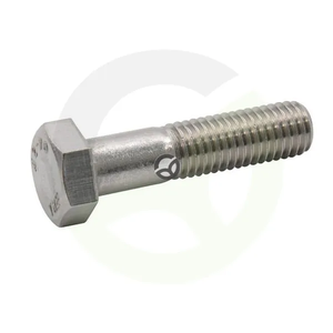 6-robi vijak - DIN931 M6x140 - inox A2 