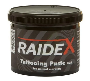 Črnilo za tetovatorje, črno, 600g - Raidex 1592361600