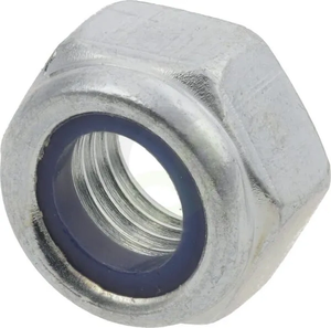 Samovarovalna 6-roba matica s tesnilom - DIN985 M10x1.50 - inox A2 