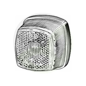 Leča luči - prozorna - kvadratna 62x62 mm L/D - Hella 9EL117334001