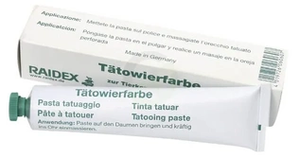 Črnilo za tetovatorje, zeleno, 60g - Raidex 1592362060