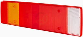 Leča luči - rdeča/prozorna/jantarna - pravokotna 468x134x30 mm L/D/zadaj - Hella 9EL152889001