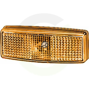 Svetlobna leča - jantarna - pravokotna L/R - Hella 9EL141135031