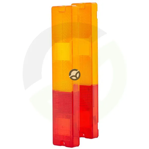 Leča luči - oranžna/rdeča - pravokotna - 300x62x30mm L/R/zadnja - Hella 9EL997453001