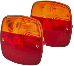 Leča luči - rdeča/jantarna 141x129x63mm L/D/zadaj - Hella 9EL119614031