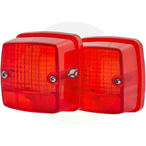 Leča luči - rdeča - kvadratna L/D/zadaj - Hella 9EL115003035