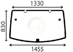 Zadnje steklo - Kramp AL212195N