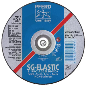 Brusni disk SG 178x7 - Pferd BD1787MPSG
