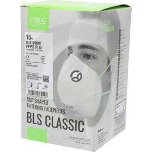 129BW FFP2 R Maska z ventilom 15 kosov - BLS BLS8006184P015